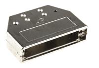 8655mh5011lf Amphenol FCI 8655MH Series Die Cast Zinc D-sub Connector Backshell, 50 Way, Strain Relief