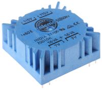 70010k Nuvotem Talema 115 V ac, 230 V ac, 2 x 7V ac Toroidal Transformer, 3.2VA 2 Output