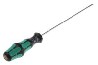 05110006001 Wera Slotted  Screwdriver, 4 mm Tip, 200 mm Blade, 298 mm Overall