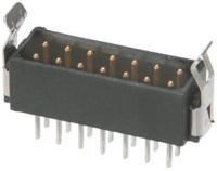 m80-8531442 HARWIN Datamate L-Tek Series Straight Through Hole PCB Header, 14 Contact(s), 2 mm Pitch, 2 Row, Shrouded