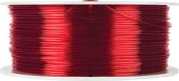 55054 Verbatim 1.75mm Clear Red PET-G 3D Printer Filament, 1kg