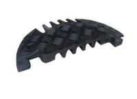 252-2804 RS PRO 200mm Black Cable Cover in Rubber, 34mm Inside dia.