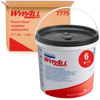 7775 WYPALL Power Clean Cleaning Wipes Refill  Wet Industrial Wipes, Bucket of 90, 270 x 270mm