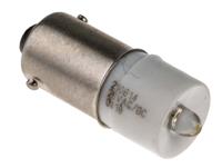210-614 RS PRO White LED Indicator Lamp, 28V ac/dc, BA9s Base, 10mm Diameter, 2070mcd