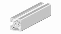 264-7857 RS PRO Silver Aluminium, Anodized Profile Strut, 20 x 20 mm, 6mm Groove, 3m Length