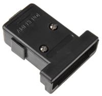 l17-1588-06 Amphenol Communications Solutions Polymer Angled, Straight D Sub Backshell, 15 Way