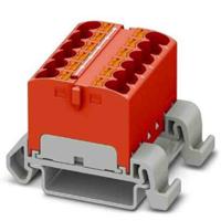 3273684 Phoenix Contact Distribution Block, 12 Way, 0.2 → 6mm², 32A, 800 V, Red