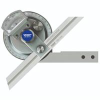 321220 Vogel 90° Metric  Vernier  Bevel Protractor, 150 → 300 Stainless Steel Blade