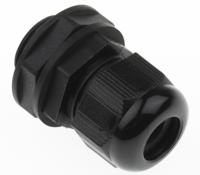 pnc12-bk080 Alpha Wire FIT Wire Management Series Black PA 6 Cable Gland, NPT 1/2in Thread, 6mm min., 12mm max., IP66, IP68