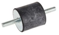 171-2576 RS PRO M6 Anti Vibration Mount, Male to Male Bobbin with 49.6kg Compression Load