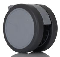 5920uji065l51-10-dom23-alu Tente Swivel Castor Wheel, 50kg Capacity, 65mm Wheel