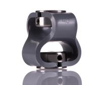 047402222rs Huco Double Loop Elastomer, 6mm Bore, 56mm Length Coupler