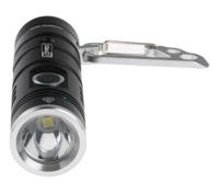 186-4623 RS PRO LED Pocket Torch Black - Rechargeable 600 lm, 62.5 mm