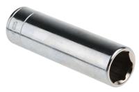r10la Facom 1/4 in Drive 10mm Long Socket, 6 point, 50.5 mm Overall Length
