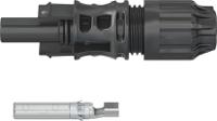 320310p0010 Staubli MC4-Evo 2 Series, Female, Panel Mount Solar Connector, Cable CSA, 2.5mm², Rated At 39A, 1.5 kV PV-KBT4