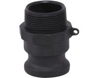 2216008 Sferaco Hose Connector, Straight Camlock Adaptor, BSP 1/2in 1/2in ID, 6 bar