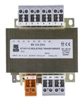 123-2501 RS PRO 250VA DIN Rail Transformer, 208V ac Primary, 2x115V ac Secondary