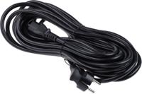 615-1160 RS PRO Straight IEC C13 Socket to Right Angle CEE 7/7 Plug Power Cord, 10m