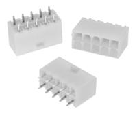 64900621122 Wurth Elektronik WR-MPC4 Series Straight Through Hole PCB Header, 6 Contact(s), 4.2 mm Pitch, 2 Row, Shrouded