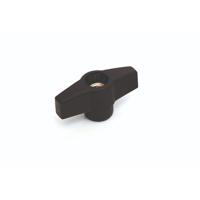 284-5509 RS PRO Black Thermoplastic Wing Clamping Knob, M8, Threaded Mount