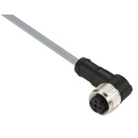 xzcpv1241l10 Telemecanique Sensors Female 4 way M12 to 4 way Sensor Actuator Cable, 10 m