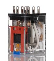 my2in-gs-r-dc24 Omron Plug In Latching Power Relay, 24V dc Coil, 10A Switching Current, DPDT