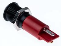 210-254 RS PRO Red Panel Mount Indicator, 230V ac, 14mm Mounting Hole Size, IP67