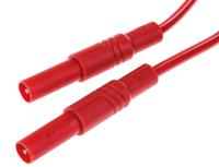 934077101 Hirschmann Test & Measurement, 32A, 1000V ac/dc, Red, 2m Lead Length