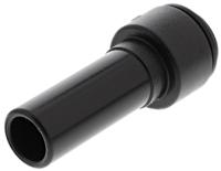 pm061208e John Guest PM Series Reducer Nipple, Push In 12 mm to Push In 8 mm, Tube-to-Tube Connection Style