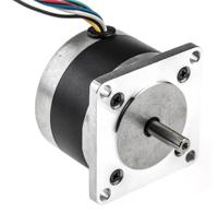 180-5281 RS PRO Hybrid Stepper Motor, 12 V, 1.8°, 56.4 x 56.4mm Frame, 6.35mm Shaft