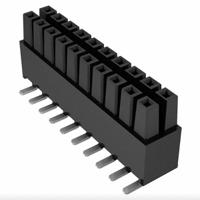 ips1-125-01-l-d-ra Samtec IPS1 Series Right Angle Through Hole Mount PCB Socket, 50-Contact, 2-Row, 2.54mm Pitch, Solder Termination