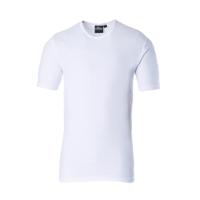 b120whrxl Portwest White Cotton, Polyester Short Sleeve T-Shirt, EUR- XL
