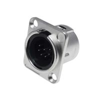 208-5200 RS PRO Panel Mount XLR Connector, Male, 50 V, 7 Way, Silver Plating