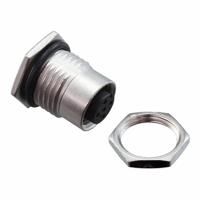 m12a-05pffs-sf8001 Amphenol Industrial Circular Connector, 5 Contacts, Panel, M12 Connector, Socket, Female, IP68, IP69K, M Series