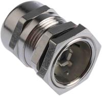 5210324053112240 Lapp SKINTOP Series Metallic Nickel Plated Brass Cable Gland, PG16 Thread, 8mm min., 14mm max., IP68