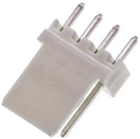 22-04-1041 Molex Mini-Latch Series Straight Through Hole Pin Header, 4 Contact(s), 2.5 mm Pitch, 1 Row, Unshrouded