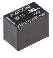 v23101d-107a201 TE Connectivity PCB Mount Signal Relay, 24V dc Coil, 1.25A Switching Current, SPST