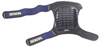 10503831 Irwin Black/Blue Anti Slip ABS Plastic Adjustable Strap Knee Pad Resistant to Impact, Marring