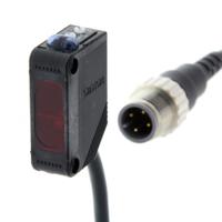 e3z-d81-m1j-03m Omron Polarised Retro Reflection Photoelectric Sensor, Block Sensor, 5 → 100 mm Detection Range