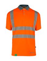 ewcpkssorm Beeswift EWCPKSS Orange Unisex Hi Vis Polo Shirt, M