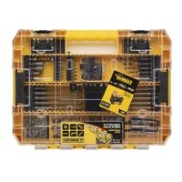 dt70762-qz DeWALT 85-Piece Twist Drill Bit Set for Multi-Material, 32mm Max, 2mm Min, High Speed Steel Bits