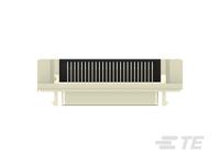 5787082-5 TE Connectivity Amplimite 0.50 50 Way Right Angle Through Hole D-sub Connector Socket, 1.27mm Pitch, with Latchblocks