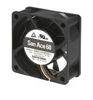 9g0624p4h001 Sanyo Denki San Ace 9G Series Axial Fan, 24 V dc, DC Operation, 72.5m³/h, 6W, 250mA Max, 60 x 60 x 25mm