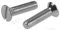 553-885 RS PRO Slot M4 Countersunk Steel Machine Screws DIN 963 x 16.0mm