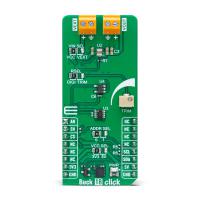 mikroe-6071 MikroElektronika Ultra Low IQ Nanopower Buck Module From Analogue Devices Buck Controller for MAXM38643 for Wearables,