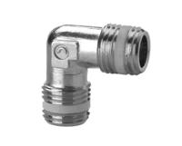 s2010-12 Camozzi S2000 Series Elbow Fitting, R 1/2 Male to Male BSPT, Threaded Connection Style, S2010 1/2