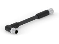 t4152ac9l25-003 TE Connectivity Male 5 way M12 to Female 5 way M12 Sensor Actuator Cable, 1.5 m