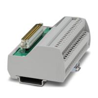 1100967 Phoenix Contact VIP Series 37-Contact Male Interface Module, D-sub Connector, DIN Rail, 2A
