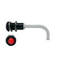 rhd-1100-3000-f9pzr67pr RHD-1100-3000-F9PZR67PR Bivar, Panel Mount Right Angle LED Light Pipe, Red Round Lens