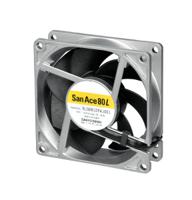 9lg0824p4j001 Sanyo Denki 9LG Series Axial Fan, 24 V dc, DC Operation, 124m³/h, 6.72W, 280mA Max, 80 x 80 x 25mm